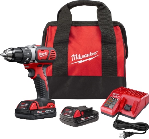 Picture of Milwaukee Electric Tool 2606-22CT Milwaukee Electric Tool M18™ Compact 1/2" Drill Driver Kit